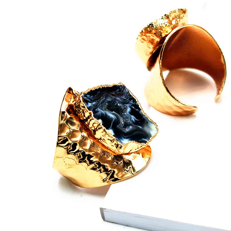 Įkvėptas Žiedai, Moterų, Prabangos Pobūdžio Krištolo Akmens Žiedų Reguliuojamas Atidaryti Unisex Sužadėtuvių Žiedas Vestuves Papuošalai